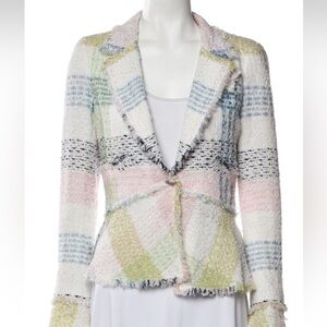 Gorgeous pristine vintage Chanel tweed jacket